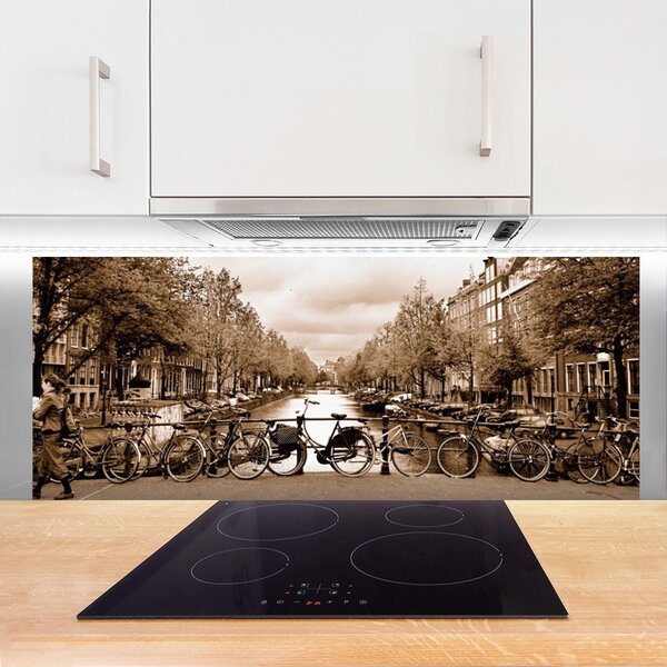Nástenný panel  Rieka kolo stromy príroda 125x50 cm