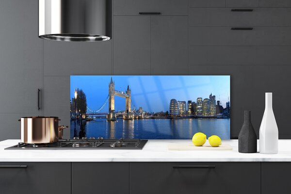Nástenný panel  Most mesto architektúra 125x50 cm
