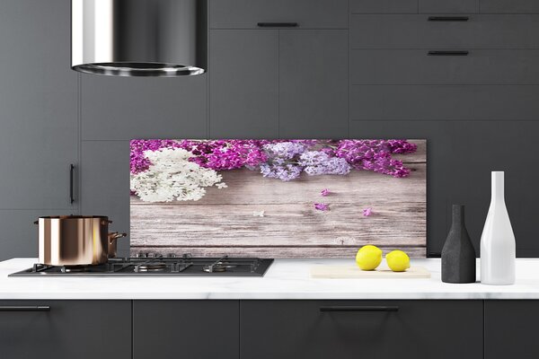 Nástenný panel  Kvety rastlina 125x50 cm