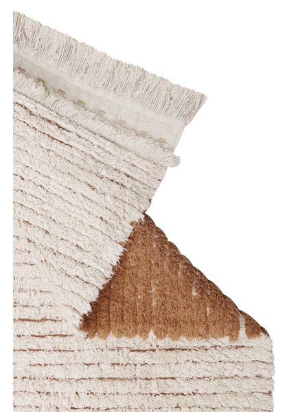 Bavlnený behúň v béžovo-tehlovej farbe 80x230 cm Duetto Toffee – Lorena Canals