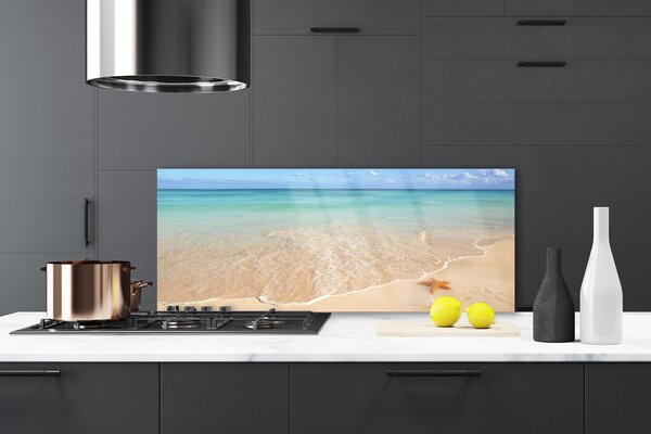 Nástenný panel  Pláž hviezdice príroda 125x50 cm