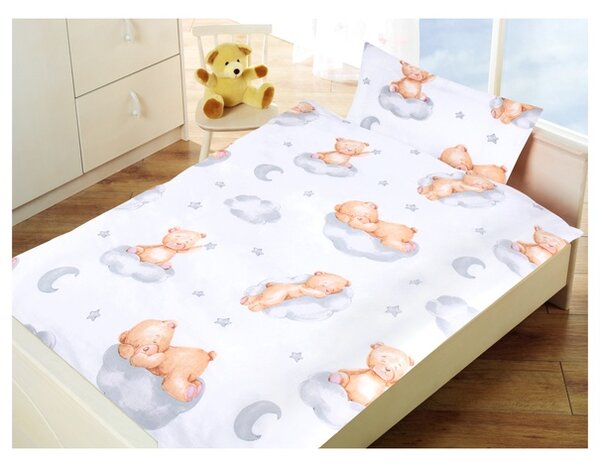 Detská posteľná bielizeň TEDDY 40x60 a 100x135 cm