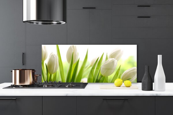 Nástenný panel  Tulipány kvety 125x50 cm