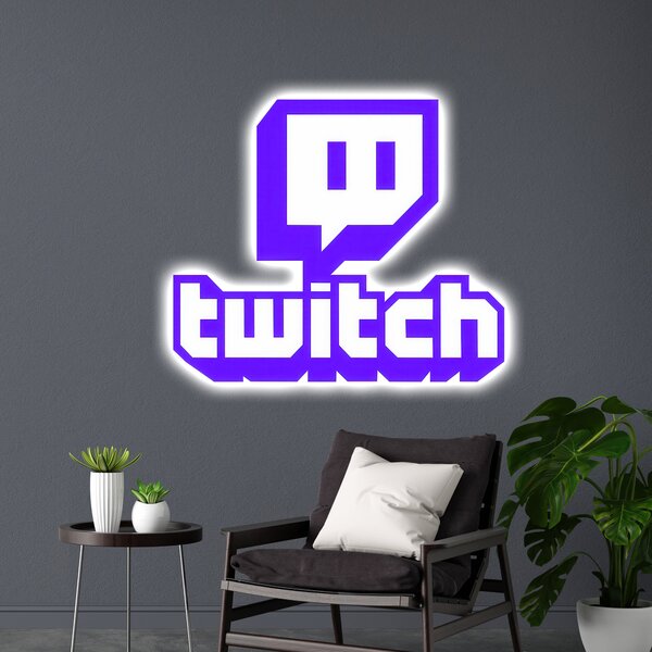 Svietiaci obraz - Twitch logo