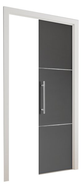 Posuvné dvere EVO PLUS 70 + zárubňa dverí, 70x205, grafit