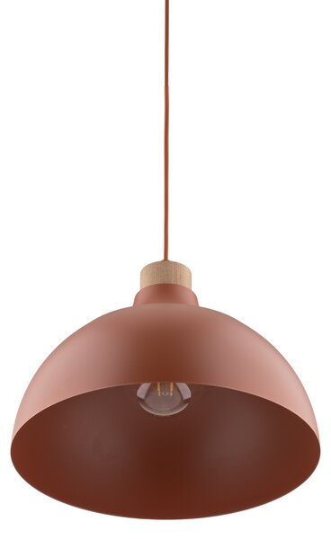 Terakotový závesný luster Cap pre žiarovku E27 – LED lustre a svietidlá > Lustre