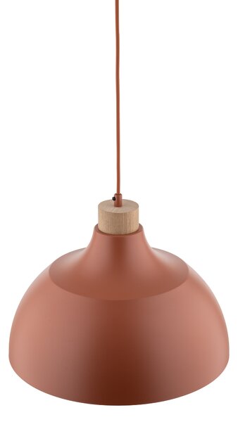 Terakotový závesný luster Cap pre žiarovku E27 – LED lustre a svietidlá > Lustre