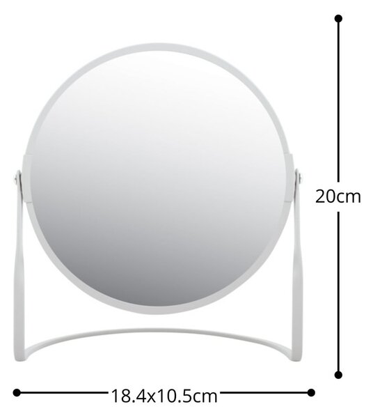 Kozmetické zväčšovacie zrkadlo (zväčšenie 5x) ø 18 cm Akira – Spirella