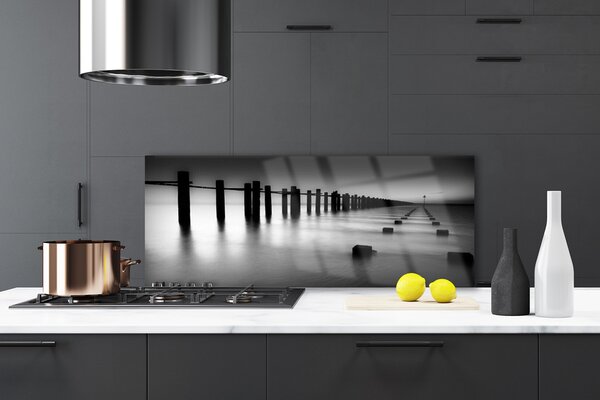 Nástenný panel  Hmla mólo architektúra 125x50 cm