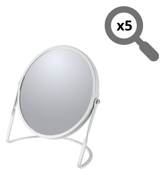 Kozmetické zväčšovacie zrkadlo (zväčšenie 5x) ø 18 cm Akira – Spirella