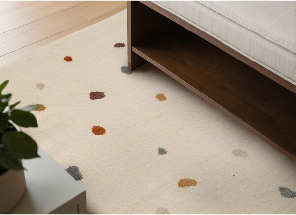 Krémový detský koberec 160x235 cm Funny Dots – Hanse Home