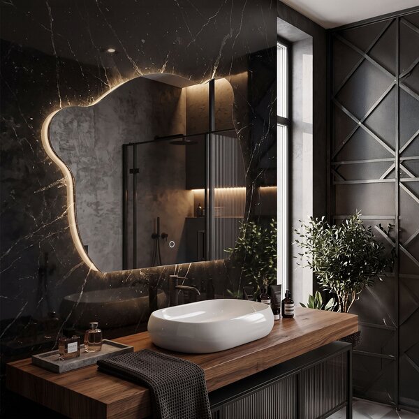 Nástenné LED zrkadlo YH-BL-3 70x85cm