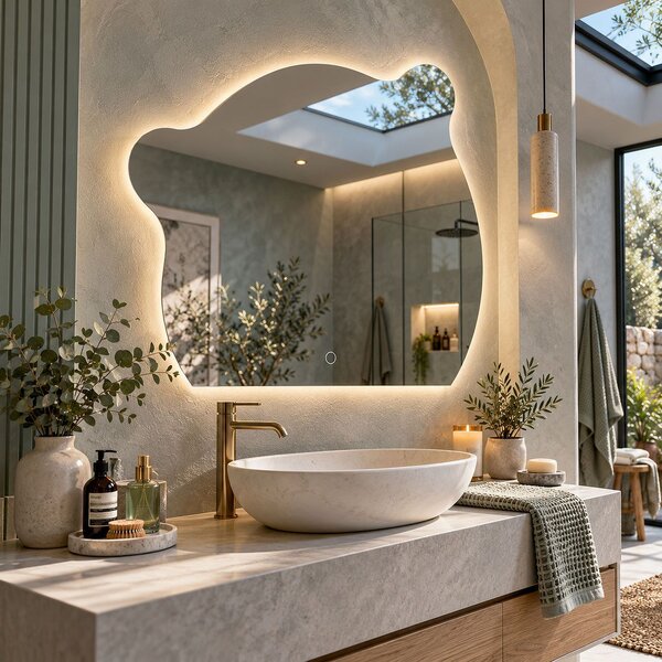 Nástenné LED zrkadlo YH-BL-3 70x85cm