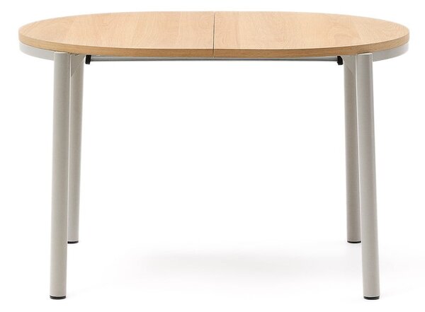 Rozkladací jedálenský stôl s doskou v dubovom dekore v prírodnej farbe 90x120 cm Montuiri – Kave Home