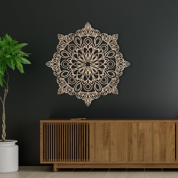 Drevený obraz na stenu - Mandala Pokoja