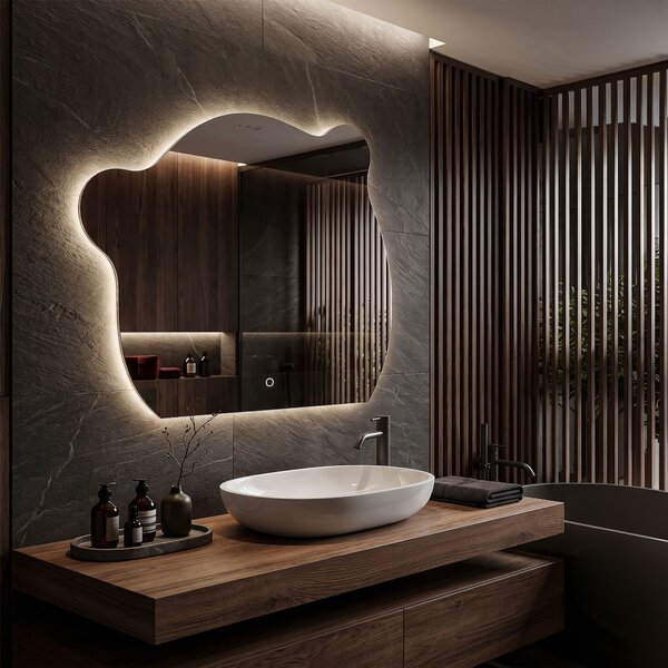 Nástenné LED zrkadlo YH-BL-3 70x85cm