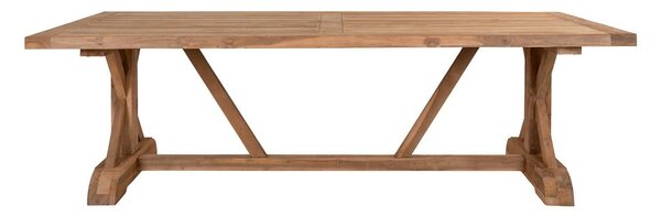 Záhradný jedálenský stôl z tíkového dreva 100x240 cm Volos – House Nordic