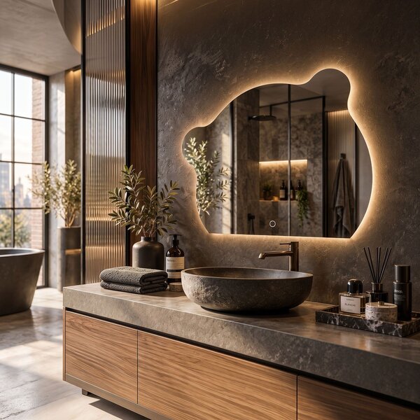 Nástenné LED zrkadlo YH-BL-3 70x85cm