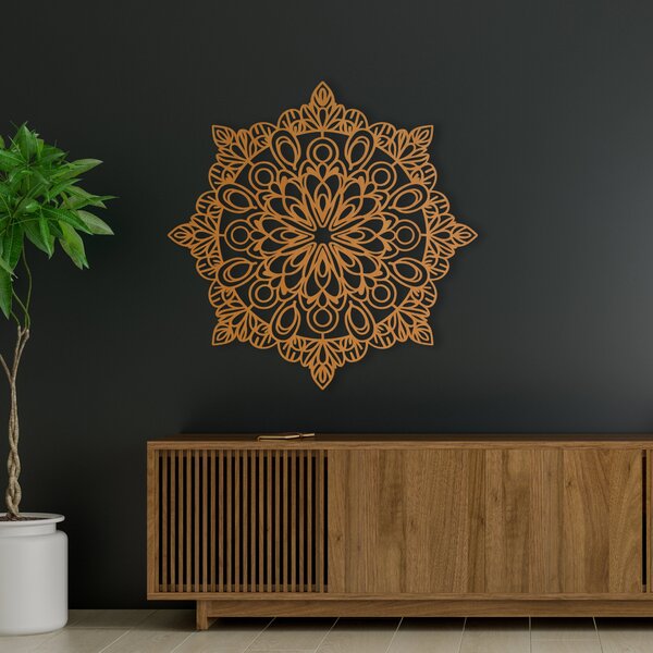 Drevený obraz na stenu - Mandala Pokoja