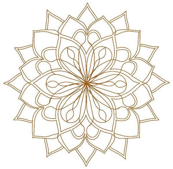 Drevený obraz na stenu - Mandala Sila Rovnováhy