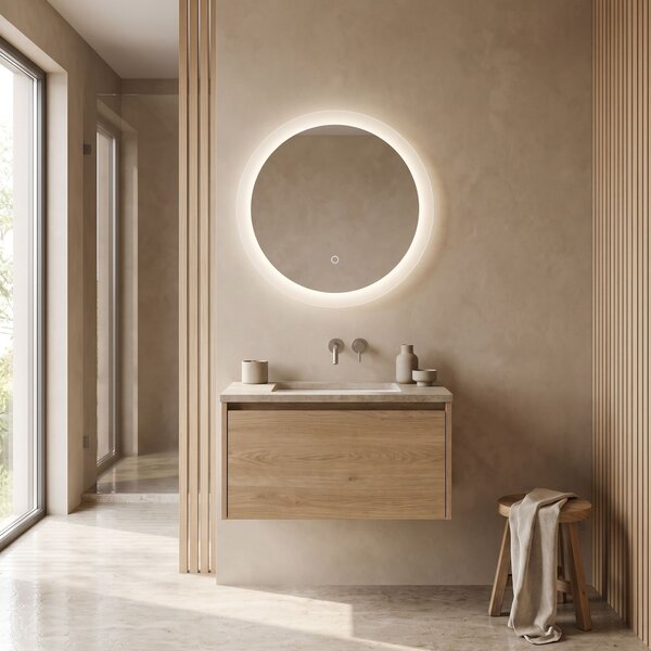 Nástenné LED zrkadlo YH-BL-1 50 cm