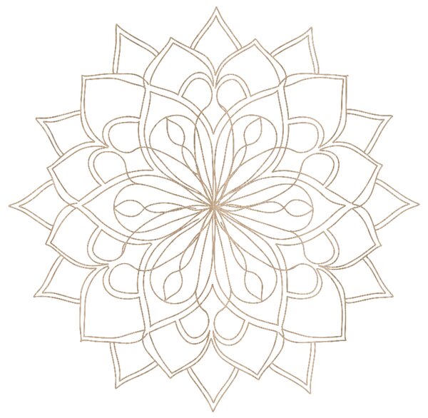 Drevený obraz na stenu - Mandala Sila Rovnováhy