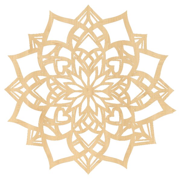 Drevený obraz na stenu - Mandala Vnútorný Vesmír