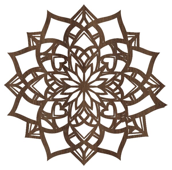 Drevený obraz na stenu - Mandala Vnútorný Vesmír