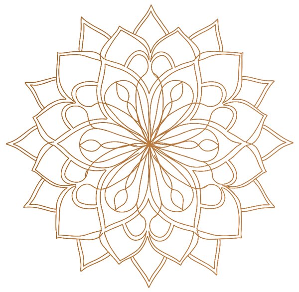 Drevený obraz na stenu - Mandala Sila Rovnováhy