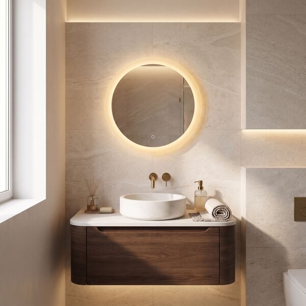 Nástenné LED zrkadlo YH-BL-1 50 cm