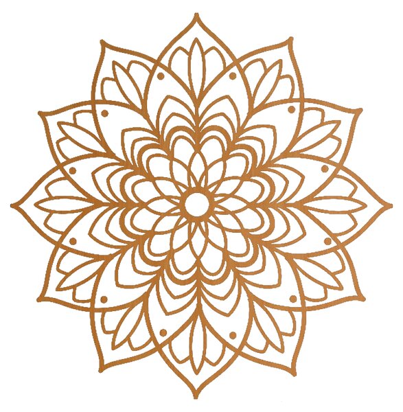 Drevený obraz na stenu - Mandala Harmónie