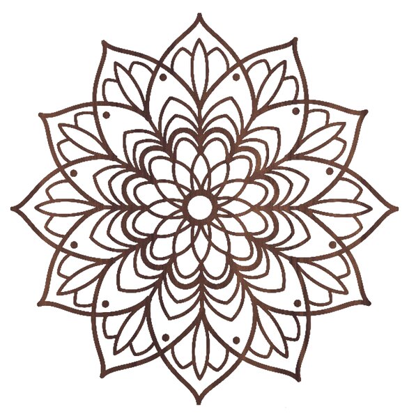 Drevený obraz na stenu - Mandala Harmónie