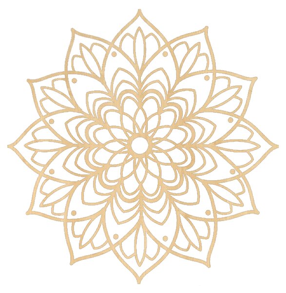 Drevený obraz na stenu - Mandala Harmónie