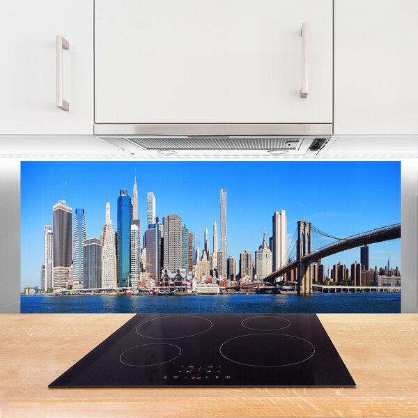 Nástenný panel  Most mesto architektúra 125x50 cm