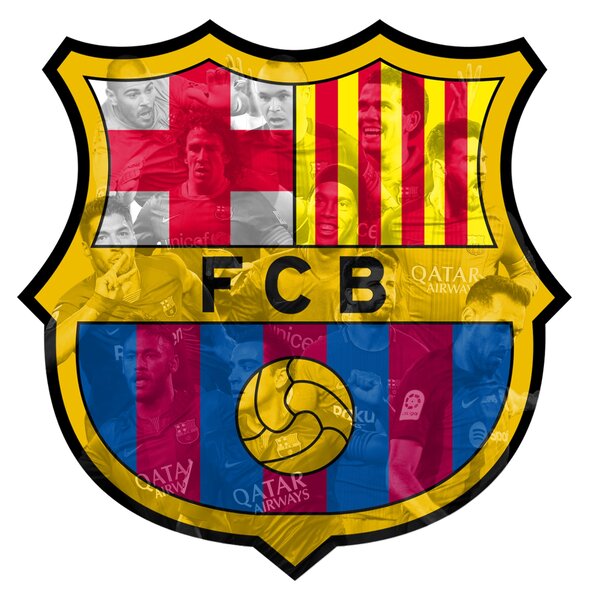 Svietiaci obraz Logo FC Barcelona - Legendy II