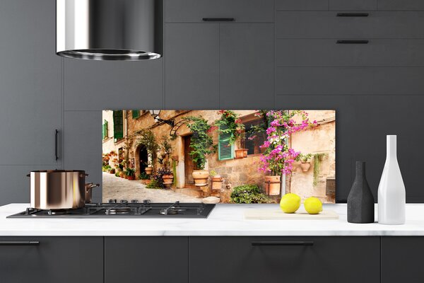 Nástenný panel  Dom architektúra 125x50 cm
