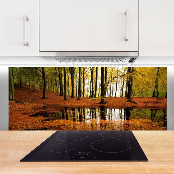Nástenný panel  Les príroda 125x50 cm