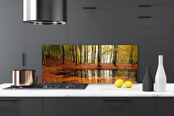 Nástenný panel  Les príroda 125x50 cm
