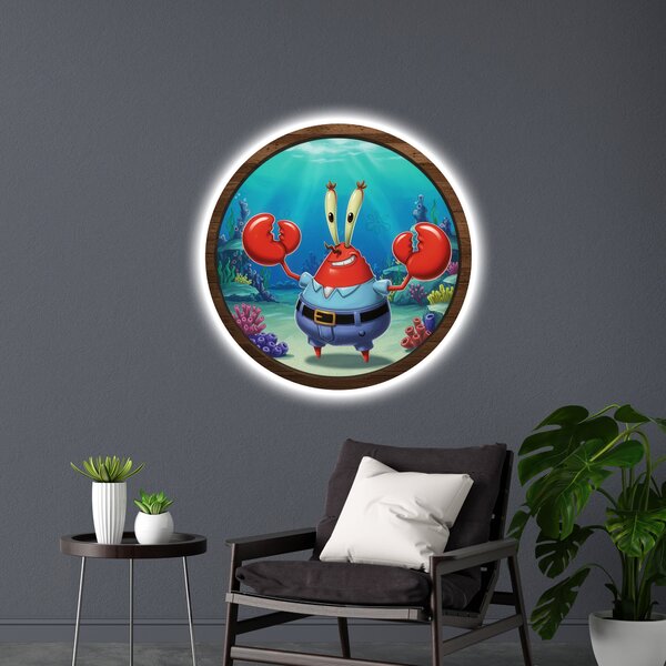 Svietiaci obraz - Poklad Mr. Kraba - SpongeBob - Nočná lampa