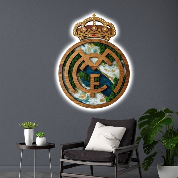 Svietiaci Machový obraz Logo Real Madrid