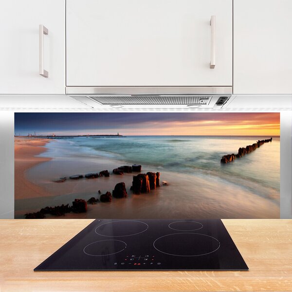 Nástenný panel  Oceán pláž príroda 125x50 cm