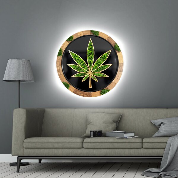 Svietiaci obraz - Hemp Flower