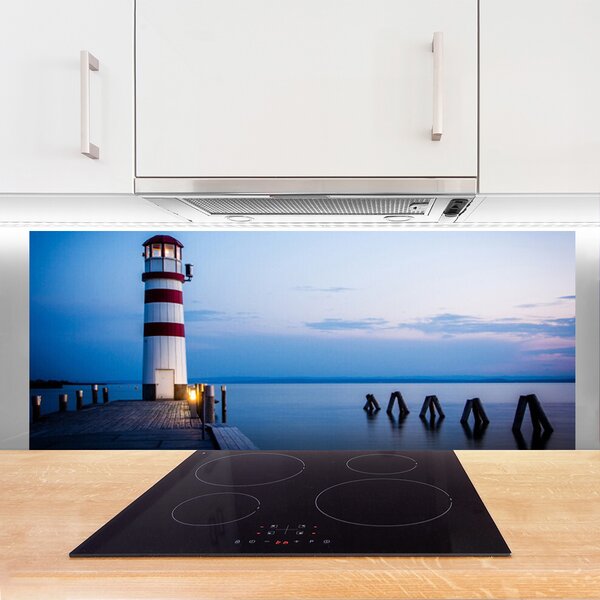 Nástenný panel  Maják architektúra 125x50 cm