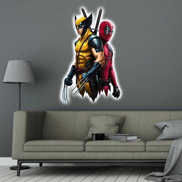 Svietiaci obraz - Deadpool - Wolverine