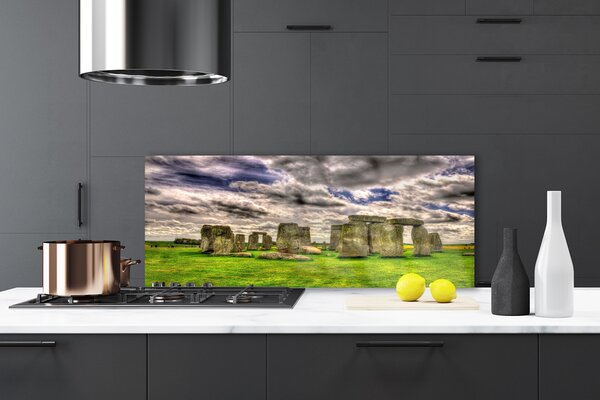 Nástenný panel  Kamene krajina 125x50 cm