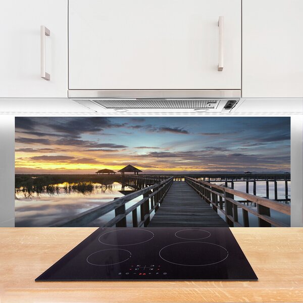 Nástenný panel  Most architektúra 125x50 cm