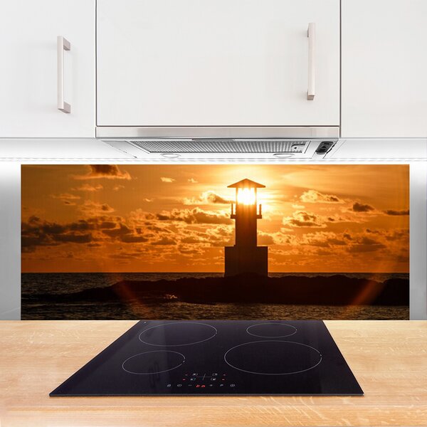 Nástenný panel  Maják architektúra 125x50 cm