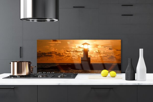 Nástenný panel  Maják architektúra 125x50 cm