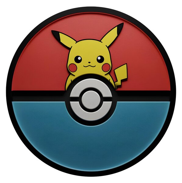 Svietiaci obraz - Pikachu Pokémon - Nočná lampa