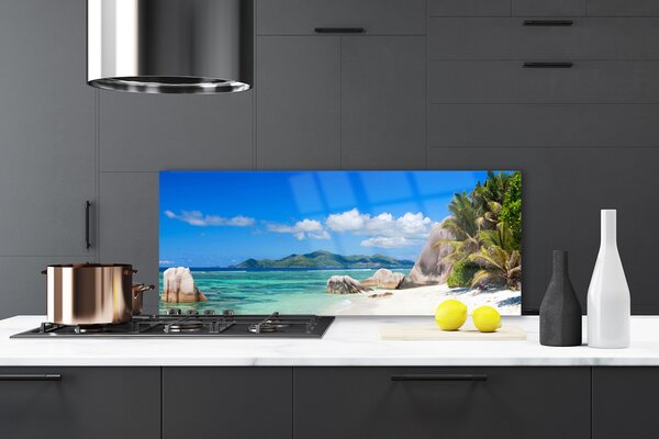 Nástenný panel  Oceán pláž príroda 125x50 cm